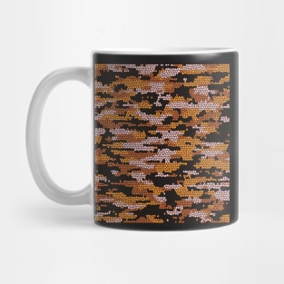 Camo Pattern - Orange Wheat Mug